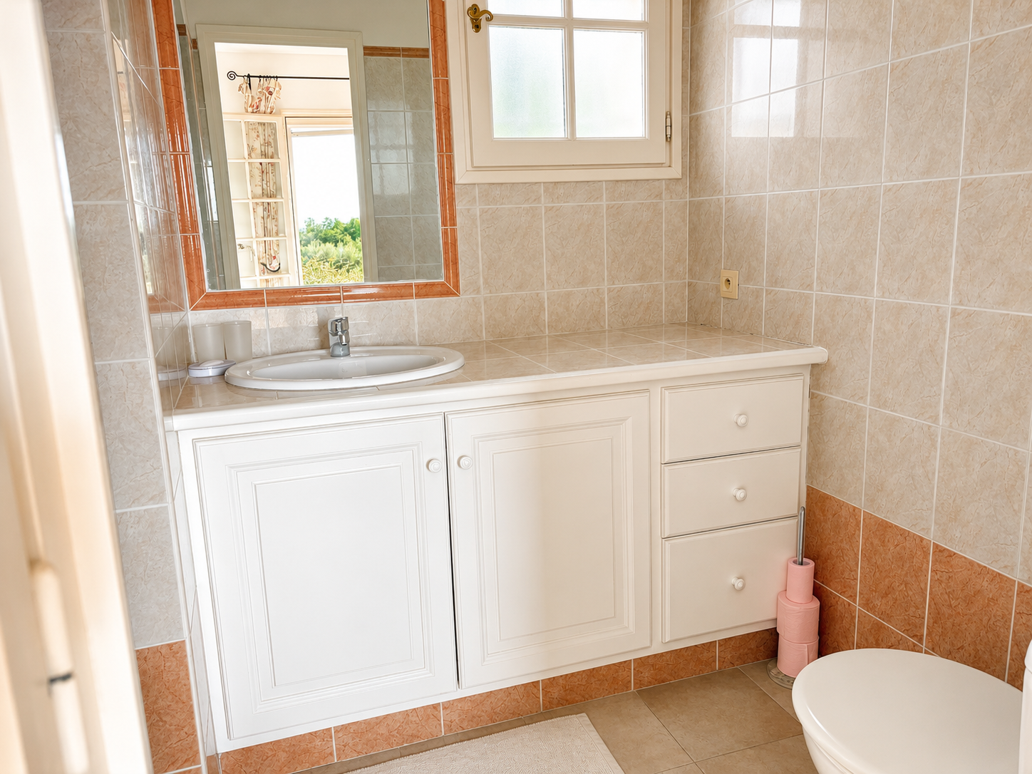 Salle de bain Rose